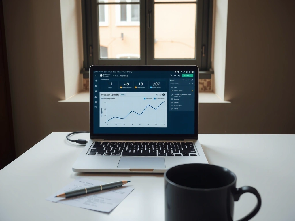 Pracovní prostor pro marketingovou strategii