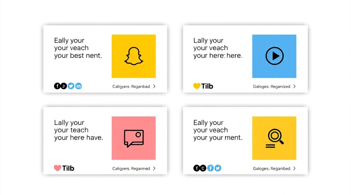 Sada vizuálů pro sociální sítě